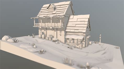 Medieval House Scene MODELING 00.5 - Download Free 3D model by Dinesh Naidu (@Dinesh_TS ...