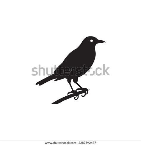 Sitting Bird Silhouette Vector Art Stock Vector (Royalty Free) 2287592477 | Shutterstock