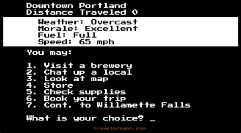 New Oregon Trail Game Designed to Promote State Tourism - Thrillist