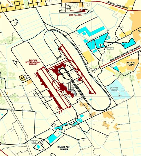 Baghdad Airport Map