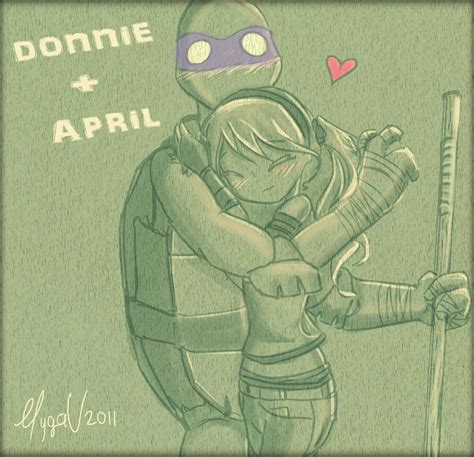 Donnie and April TMNT! by MygaV2011 on DeviantArt