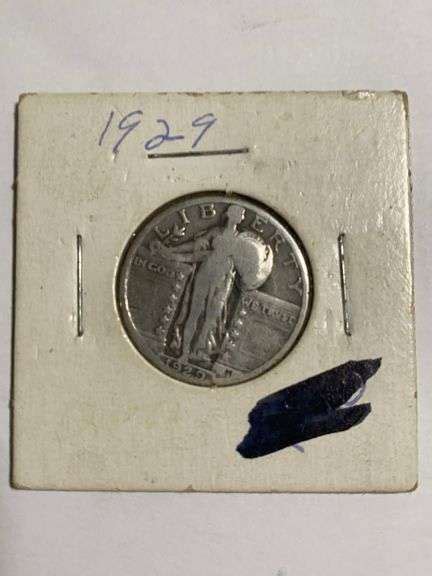 1929 Walking liberty quarter - Matthews Auctioneers