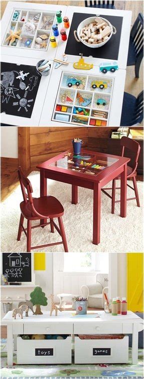 Kids Art Table With Storage - Foter