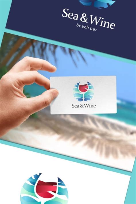 Sea and Wine Logo – MasterBundles