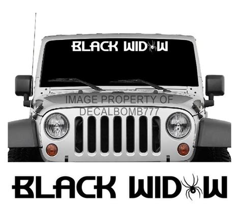 Black Widow Spider Decal Sticker style 2 Car Truck - Etsy