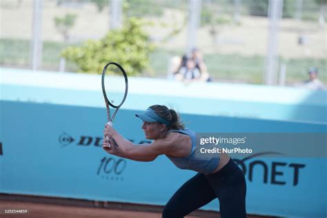 Paula Badosa during the training at the Mutua Madrid Open 2023 tennis ...