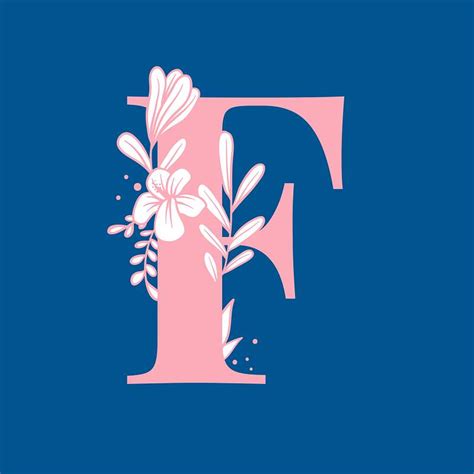 Letter F Floral Images | Free Vectors, PNGs, Mockups & Backgrounds ...