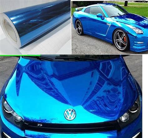 Amazon.com: DIYAH Gloss Chrome Mirror Vinyl Car Wrap Sticker with Air ...