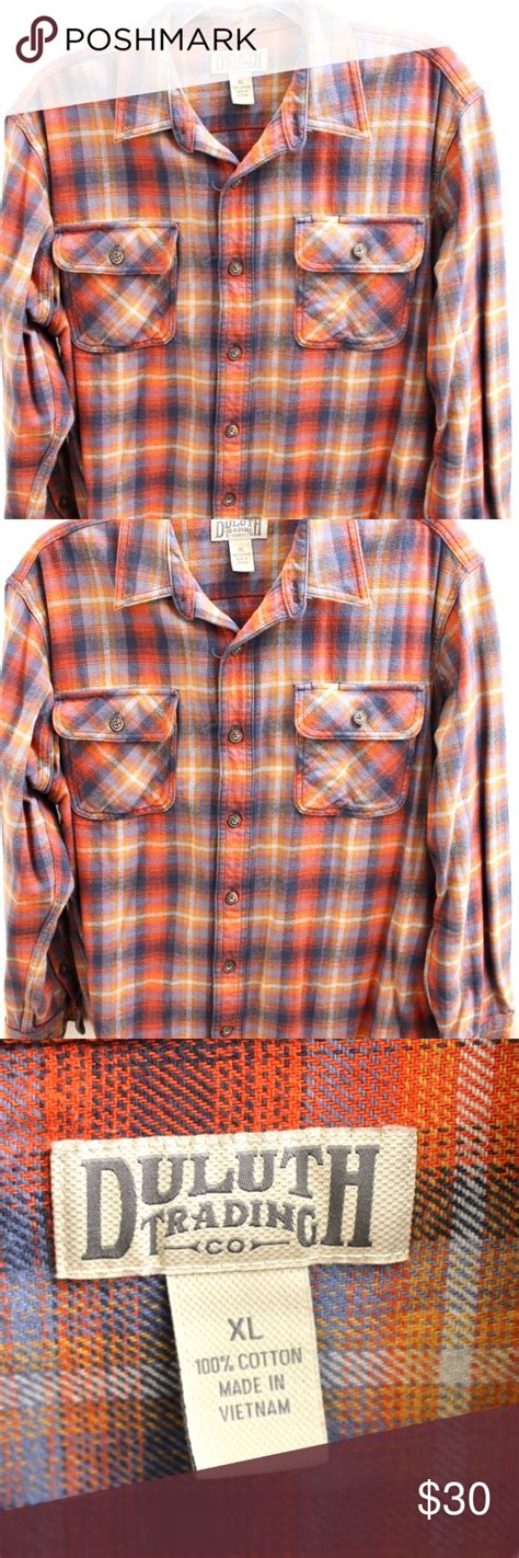 Duluth Trading Mens Size XL Heavy Duty Flannel | Duluth trading, Casual ...