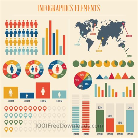 Free Vectors: Infographic Elements Set | Design