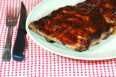 Rack of Barbecue Spare Ribs — Stock Photo © mcgphoto #2411771