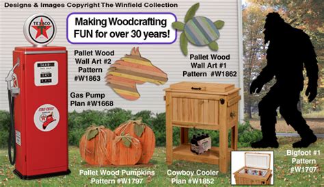 Wood Plans, Full-size Woodcraft Patterns and Supplies