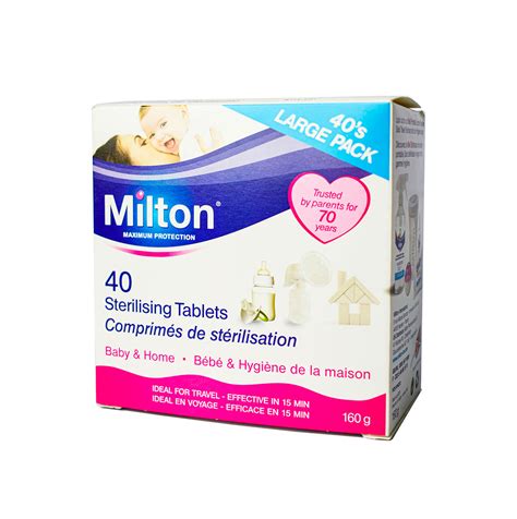 MILTON STERILISING TABLETS 40S - Garnet Pharmacy