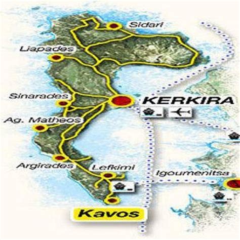 Map - Picture of Kavos, Corfu - TripAdvisor