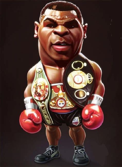 Mike Tyson | Mike tyson, Funny caricatures, Celebrity caricatures