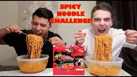 SPICY NOODLE CHALLENGE! - YouTube