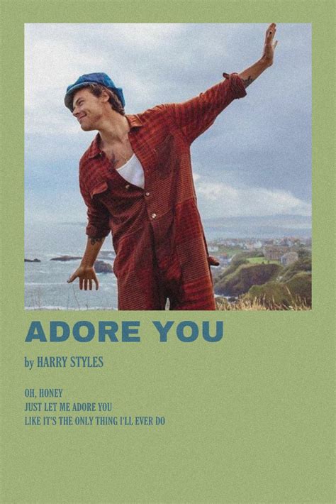 Adore You By scarlettbullivant | Harry styles poster, Harry styles wallpaper, Music poster