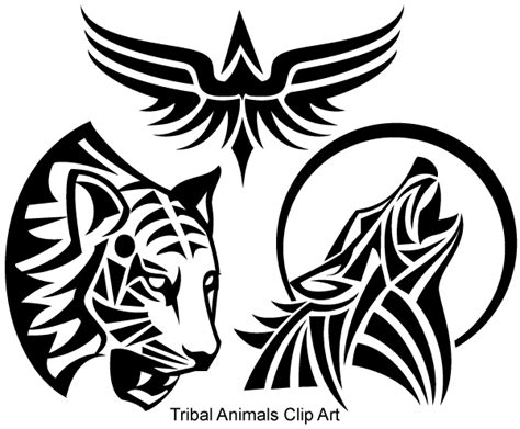 Free Tribal Animals Vector Art Free Vector Download | FreeImages