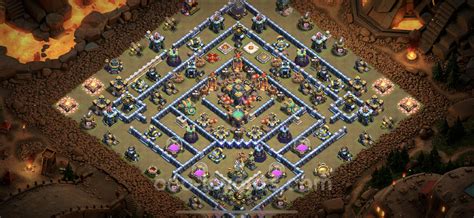 Best Anti 3 Stars War Base TH14 with Link, Anti Everything - Town Hall ...