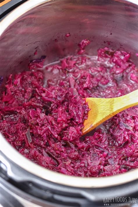 Instant Pot Braised Red Cabbage Recipe - Happy Foods Tube