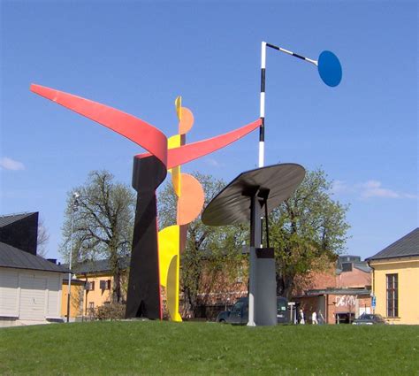 Alexander Calder mobile sculpture outside the modern art museum in ...