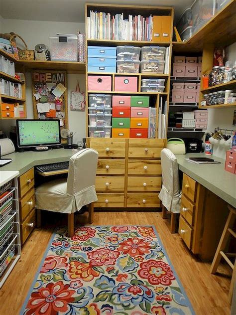 60 Most Popular Art Studio Organization Ideas and Decor (14) - Ideaboz | Sewing rooms, Craft ...