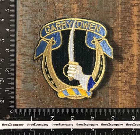 WW2 US Army 7th Cavalry Regiment Garry Owen SSI Patch No Glow | eBay