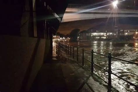 River Wear bursts in banks in Durham City as Storm Desmond batters the North East - Chronicle Live