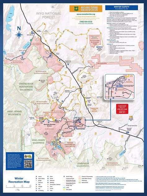 Mammoth Lakes Snowmobile Trail Map | ASO Mammoth