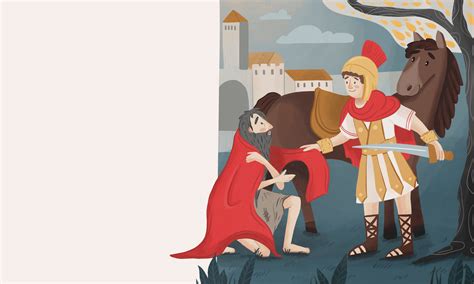 Children book "St. Martin of Tours" :: Behance