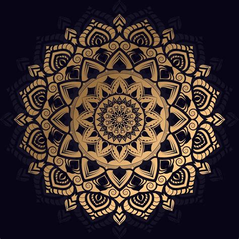 Luxury Golden Mandala Design - Download Free Vectors, Clipart Graphics ...