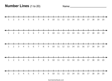 Printable Blank Number Line Templates For Math Studen - vrogue.co