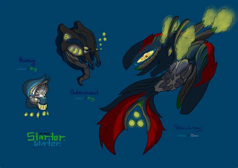 Pokemon Concept #6 - Water Starter by PencilFantasy on DeviantArt