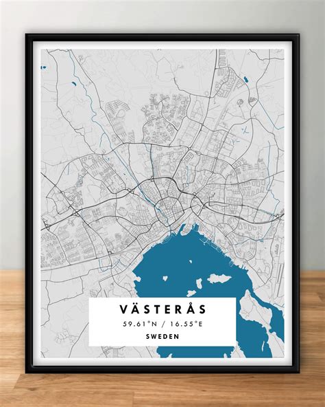 VÄSTERÅS City Digital Map Poster – Special | Maps & More