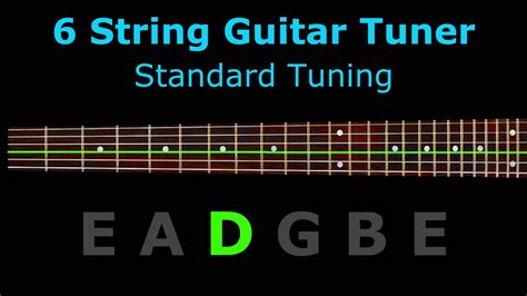 6 String Guitar Tuner - Standard Tuning - YouTube