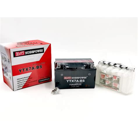 (100% ORIGINAL) YOSHIPOWER YTX7A-BS (12V 7AH) | Shopee Malaysia