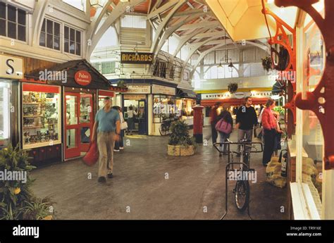 The Covered Market, Oxford, Oxfordshire, England, UK. Circa 1980's ...