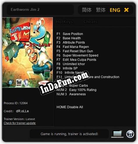 Earthworm Jim 2: Cheats, Trainer +15 [dR.oLLe] » Free Download PC Games ...