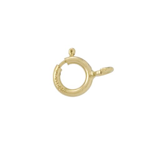 Spring Ring Clasp 5mm with Open Ring Gold Filled | jewelry clasps ...