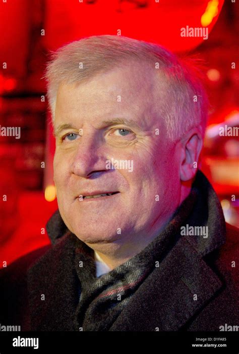 Premier of Bavaria Horst Seehofer visits the Christkindlemarkt after the cabinet meeting in ...