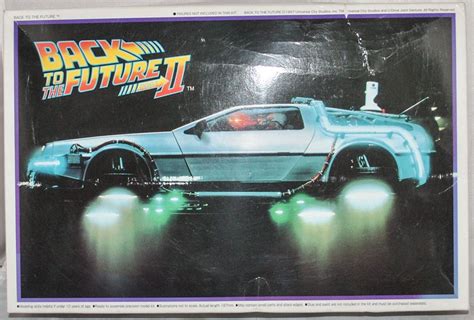 Flying Delorean Model Kit from Back To The Future Part II, Boxed and 100% Complete | Model kit ...