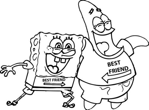 Best Friends Coloring Pages - Best Coloring Pages For Kids | Spongebob ...