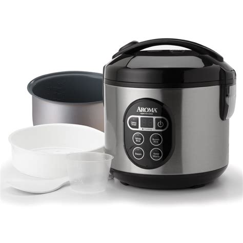 Aroma 8-Cup Digital Rice Cooker & Food Steamer | Best Food Steamer Brands