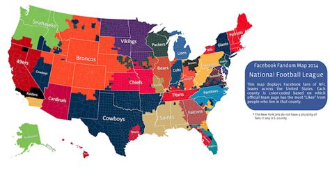 Facebook releases NFL fan map of US; Jets have no fans - CBSSports.com