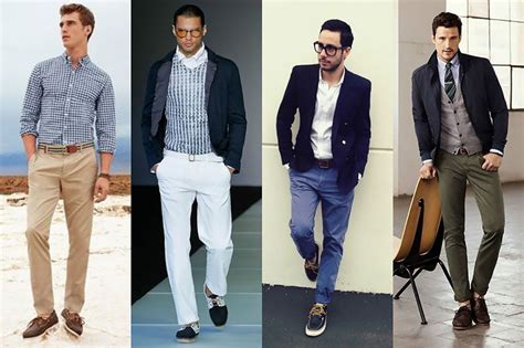 How to Wear Boat Shoes for Any Occasion - The Trend Spotter | Mens business casual outfits, Boat ...