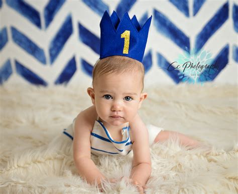 Blue Birthday Boy Crown/ 1st Birthday Crown – Super Capes and Tutus