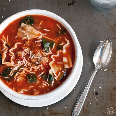 Lasagna Soup | Kim's Healthy Eats