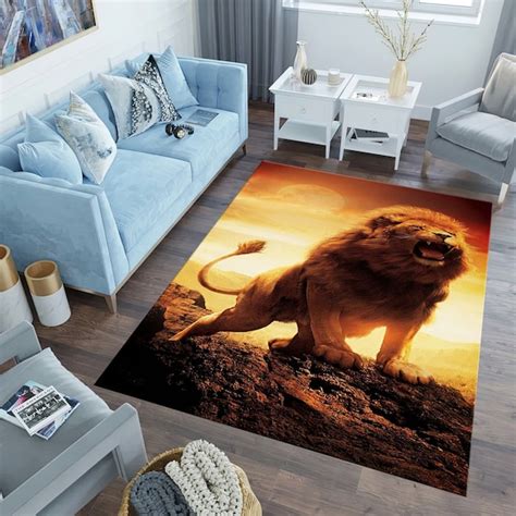 Lion Rug - Etsy