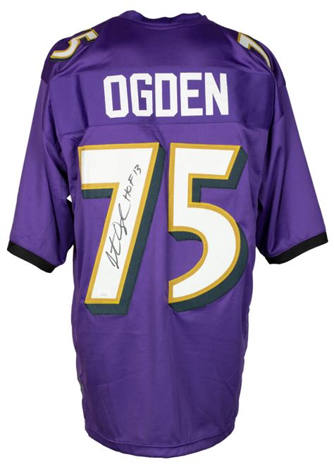 Jonathan Ogden Signed Jersey Inscribed "HOF 13" (JSA) | Pristine Auction