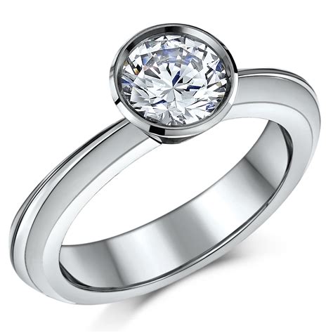 Titanium Engagement Rings and Exquisite Titanium Solitaire Multi Stone ...